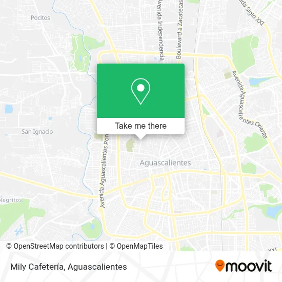 Mily Cafetería map