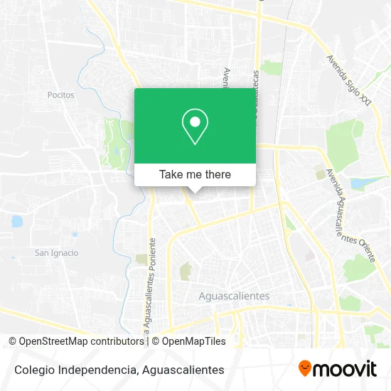 Colegio Independencia map