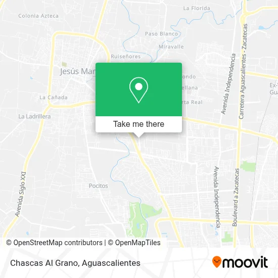 Chascas Al Grano map