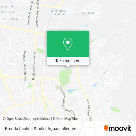 Brenda Lashes Studio map