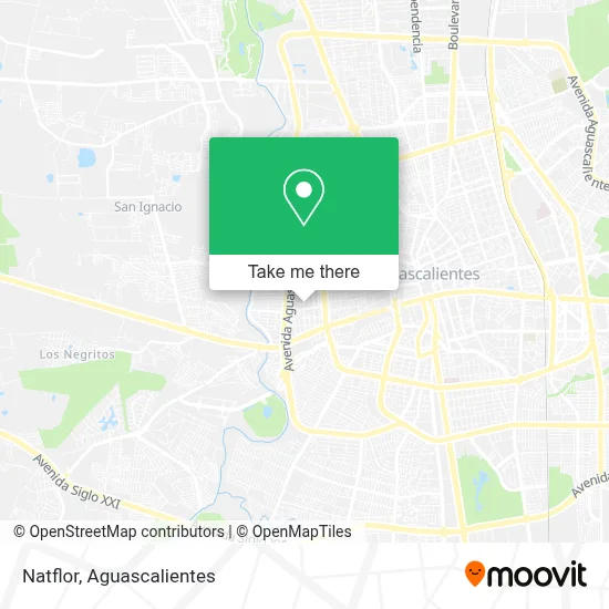 Natflor map