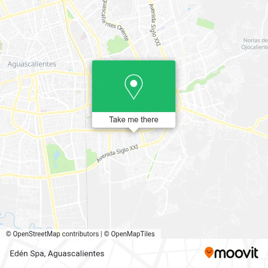 Edén Spa map