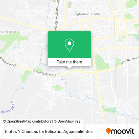 Elotes Y Chascas La Belisario map