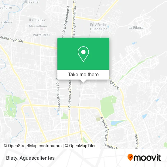 Blaty map