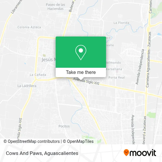 Cows And Paws map