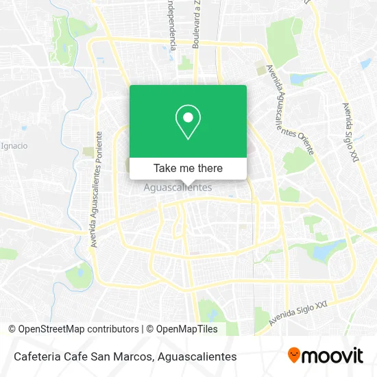 Cafeteria Cafe San Marcos map