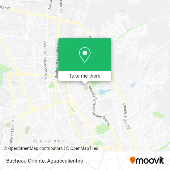 Bachuaa Oriente map