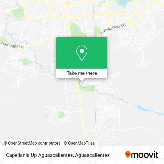 Capellania Up Aguascalientes map