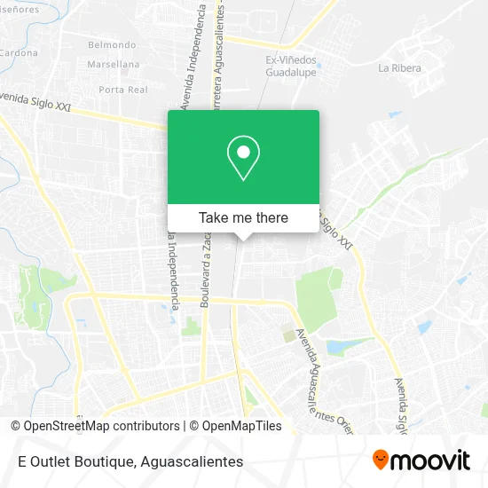 E Outlet Boutique map