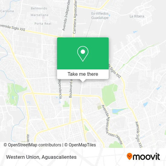 Western Union map