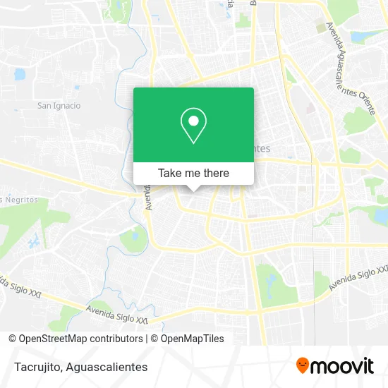 Tacrujito map