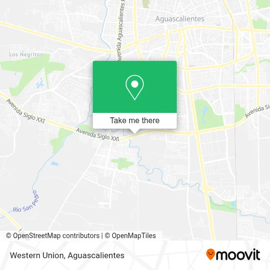 Western Union map
