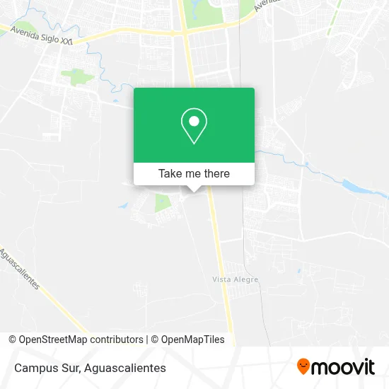 Campus Sur map