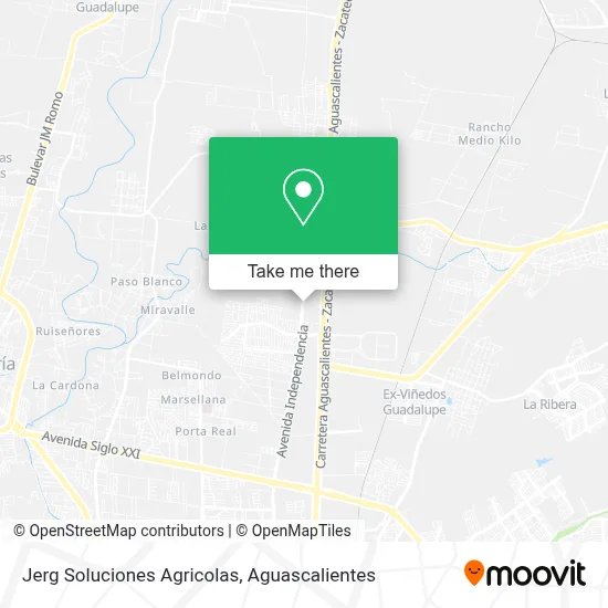 Jerg Soluciones Agricolas map