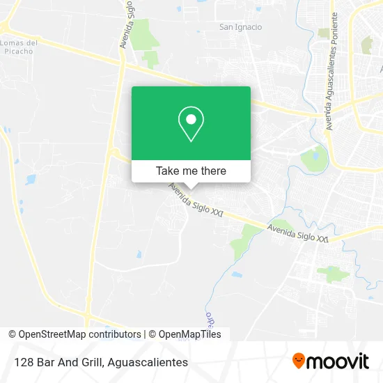 128 Bar And Grill map