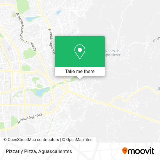 Pizzatly Pizza map