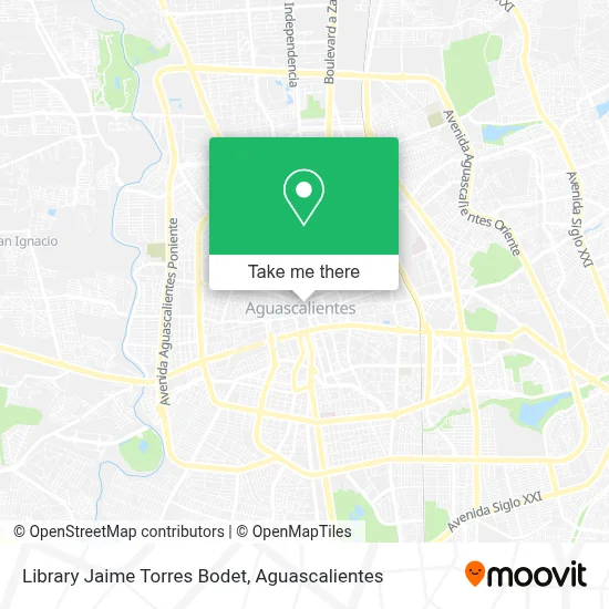 Library Jaime Torres Bodet map