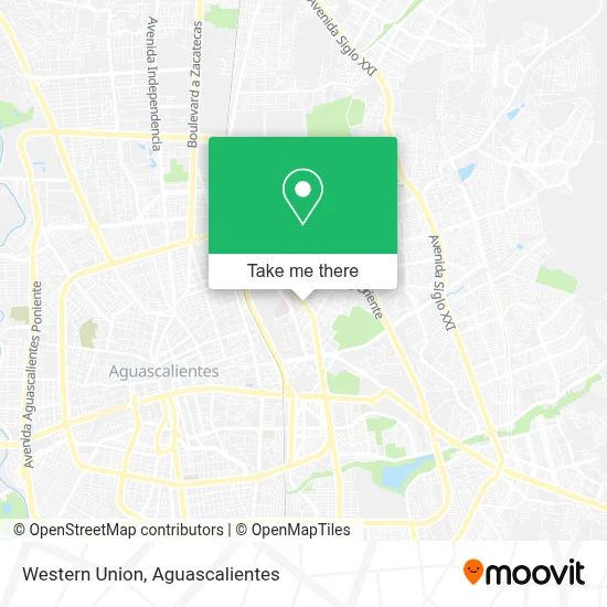 Western Union map