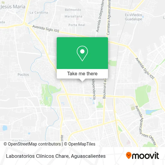 Laboratorios Clínicos Chare map