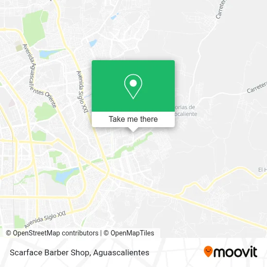Scarface Barber Shop map