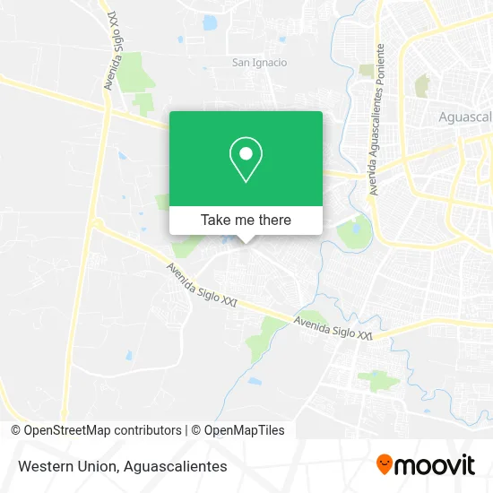 Western Union map