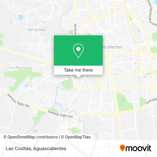Las Cositas map