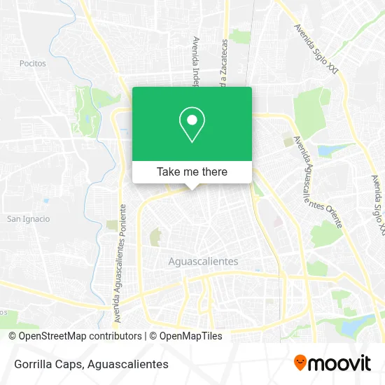Gorrilla Caps map