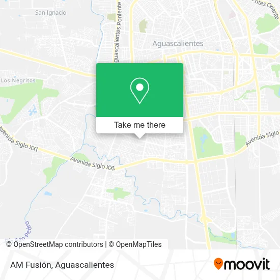 AM Fusión map