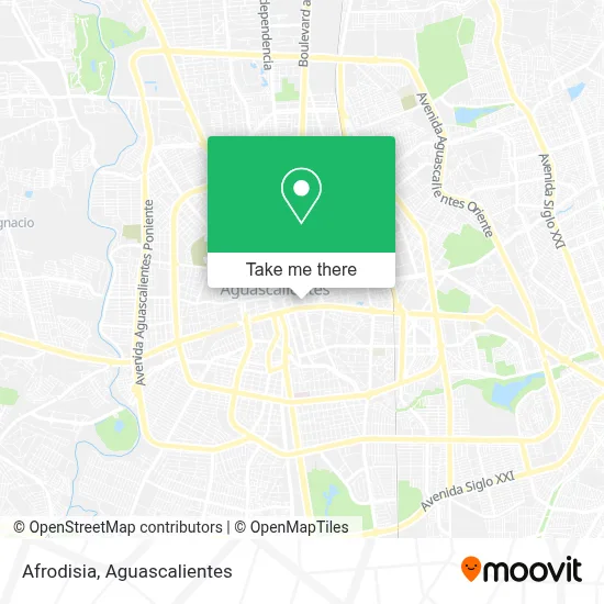 Afrodisia map