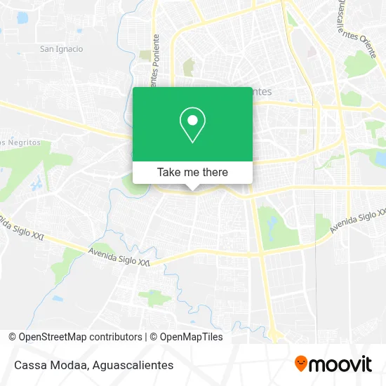 Cassa Modaa map