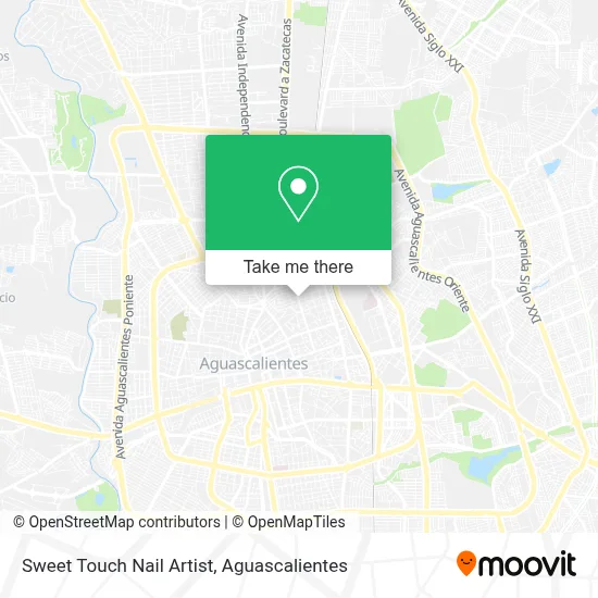 Sweet Touch Nail Artist map