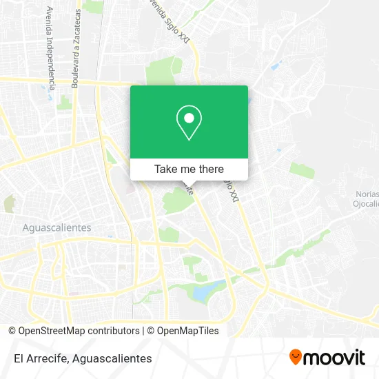 El Arrecife map