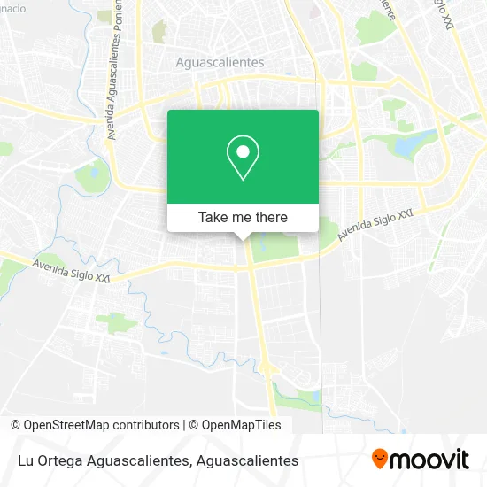 Lu Ortega Aguascalientes map