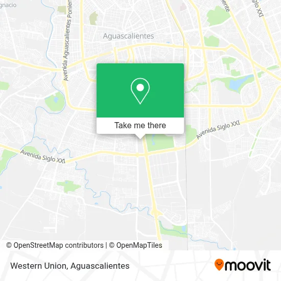 Western Union map