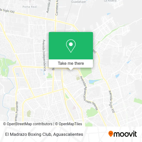 El Madrazo Boxing Club map