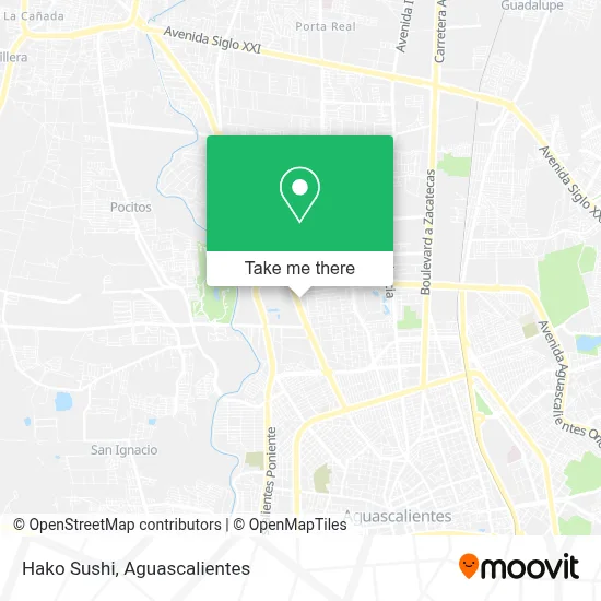 Hako Sushi map