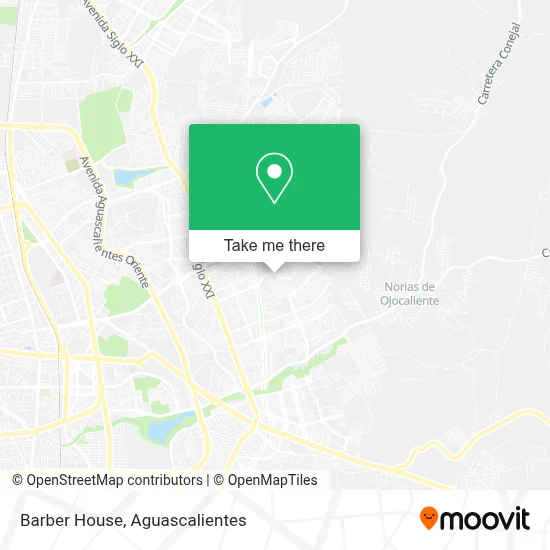 Barber House map