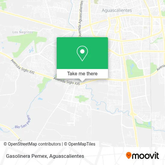 Gasolinera Pemex map