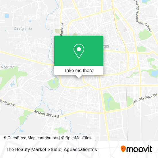 The Beauty Market Studio map