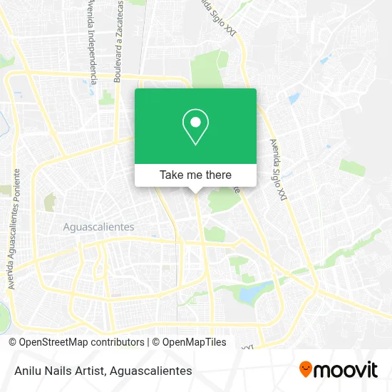 Anilu Nails Artist map