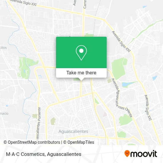 M·A·C Cosmetics map
