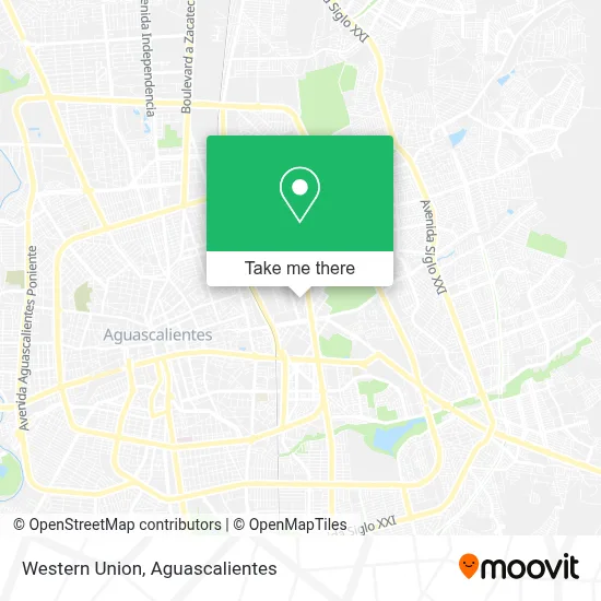 Western Union map