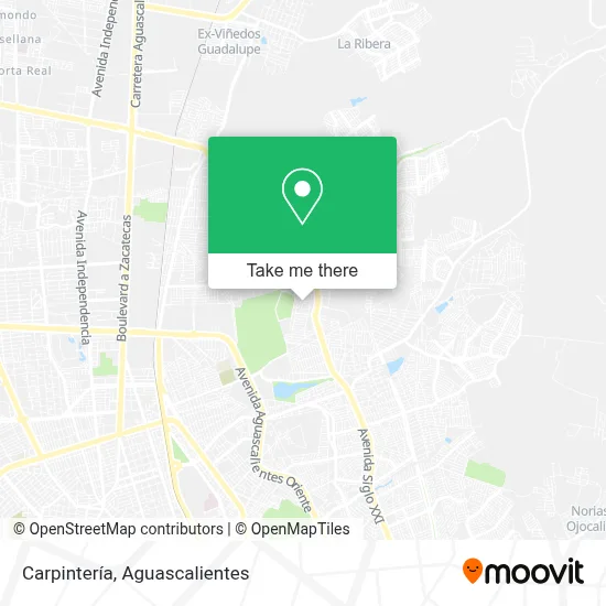 Carpintería map