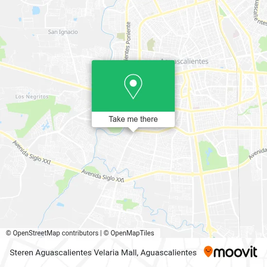 Steren Aguascalientes Velaria Mall map