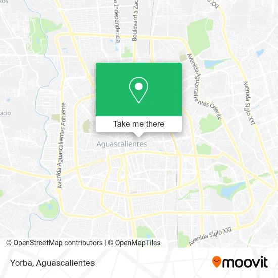 Yorba map