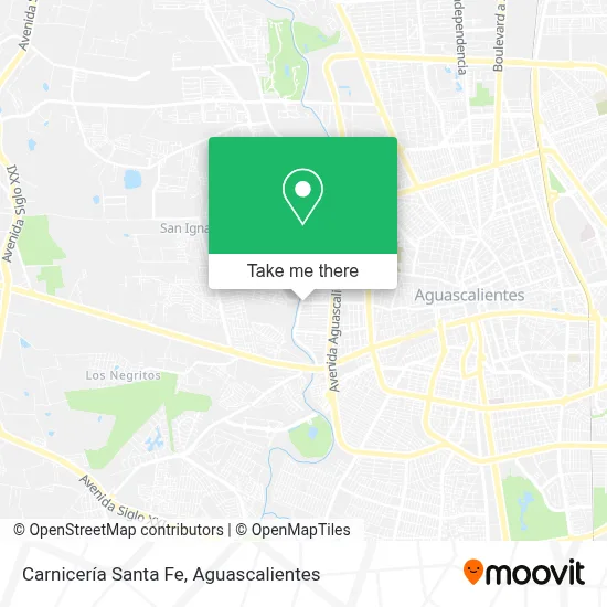Carnicería Santa Fe map