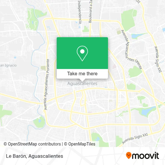 Le Barón map