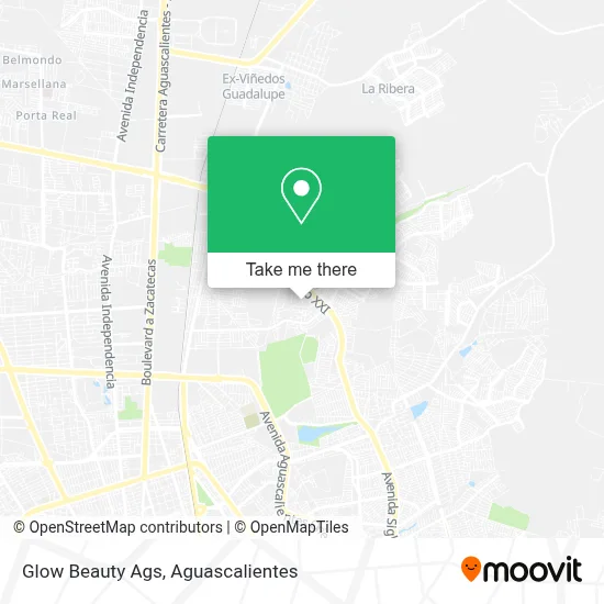 Glow Beauty Ags map