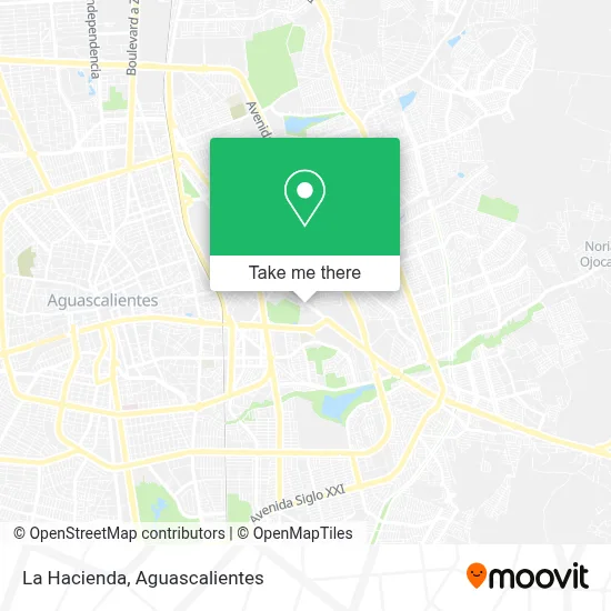 La Hacienda map