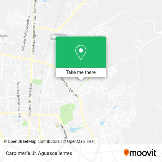 Carpintería Jr map